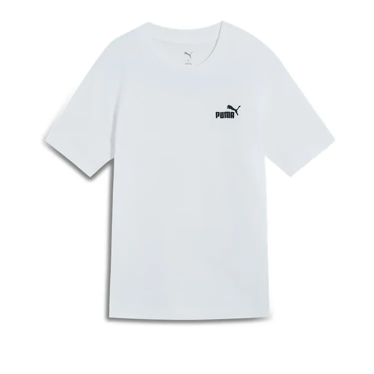 PUMA T-Shirts Unisex White Crew Neck Thin
