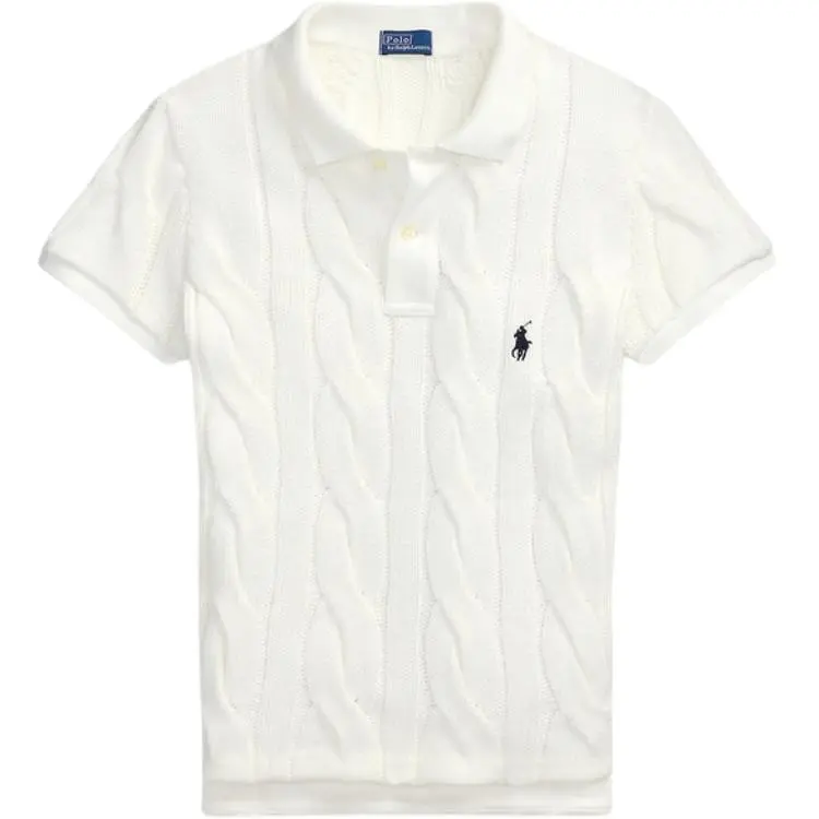 Polo Ralph Lauren FW25 Polo Shirt Slim Fit Women's White