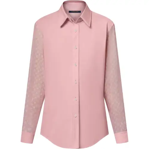 LOUIS VUITTON SS25 Shirt Women's Pearl Pink