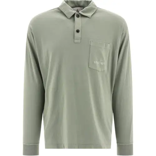 STONE ISLAND Polo Shirt Men's Green