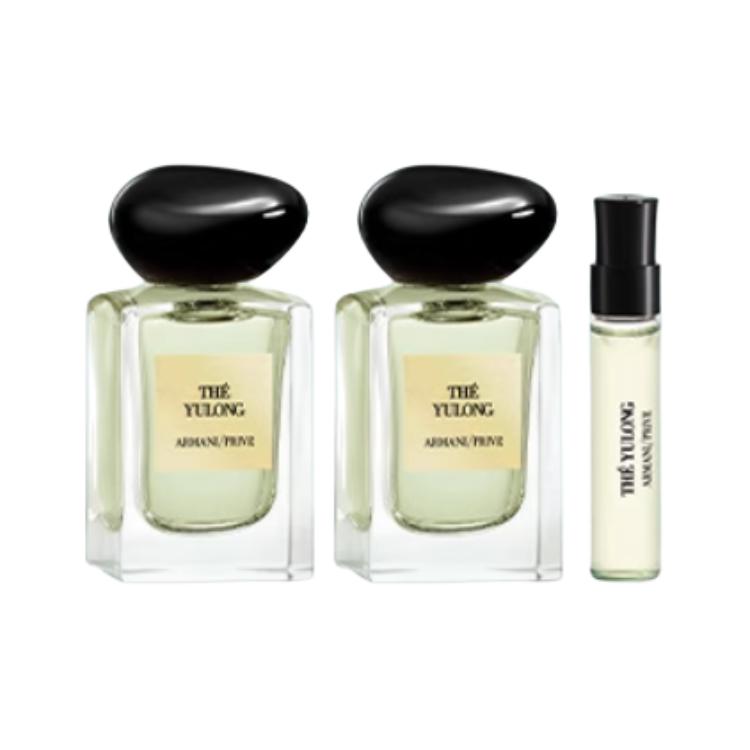 Armani, dragon-shaped decoration, mountain oolong tea, fashionable set, fresh perfume, tea flavour, sample, 7.5 ml, 2 ml