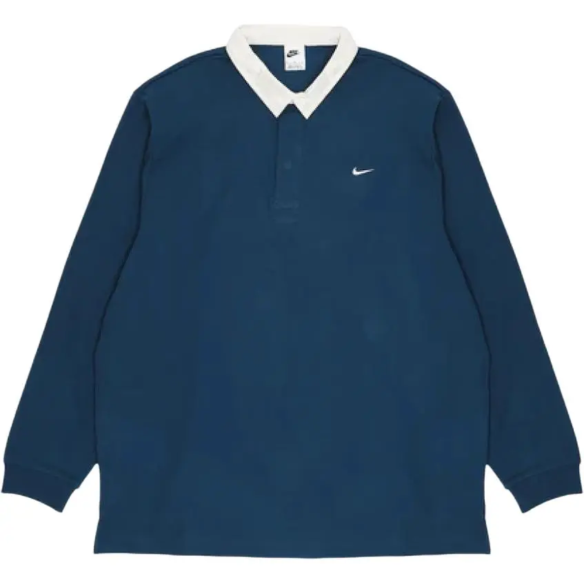 Nike Polo Shirts Men's Blue Polo Collar Moderate Other
