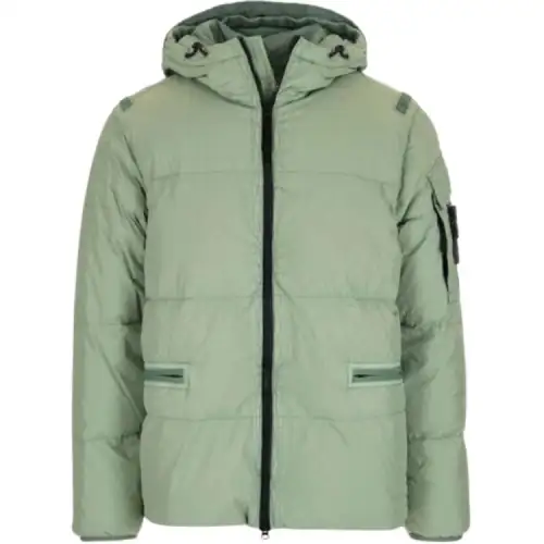 STONE ISLAND Jackets & Coats Men's Light Green