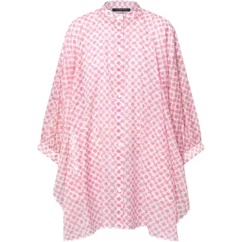 LOUIS VUITTON SS25 Long Sleeved Dress Women's Bright Red