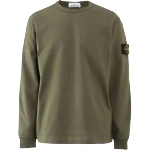 STONE ISLAND Sweatshirt Men's Olive Green