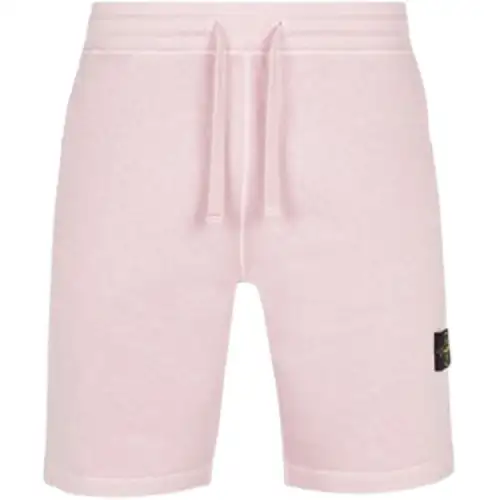 STONE ISLAND Casual Shorts Men's Pink