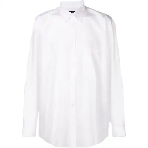 Balenciaga Shirts Unisex White Polo Collar Moderate Other