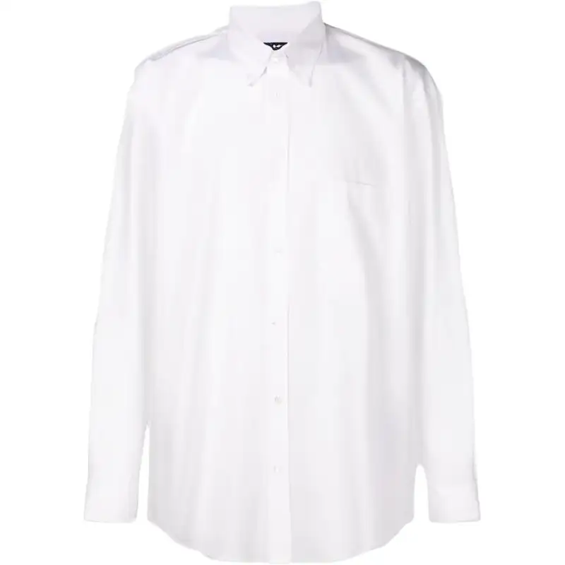 Balenciaga Shirts Unisex White Polo Collar Moderate Other