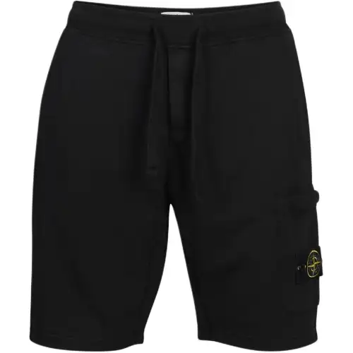 STONE ISLAND Sports Shorts Men's Black