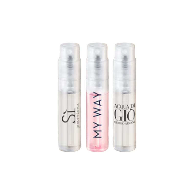 ARMANI Beloved Perfume Sample Set Eau De Parfum Eau De Toilette Rose Grass 1.2ml*3