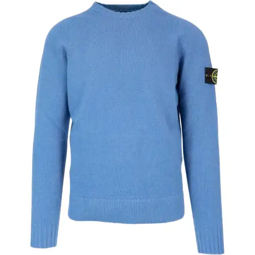 STONE ISLAND Sweater Men's Light Blue