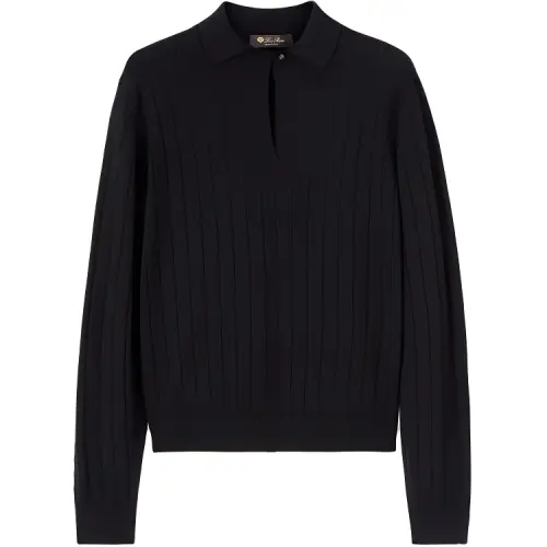 Loro Piana Porirua Polo Shirt Polo Shirt Women's Black