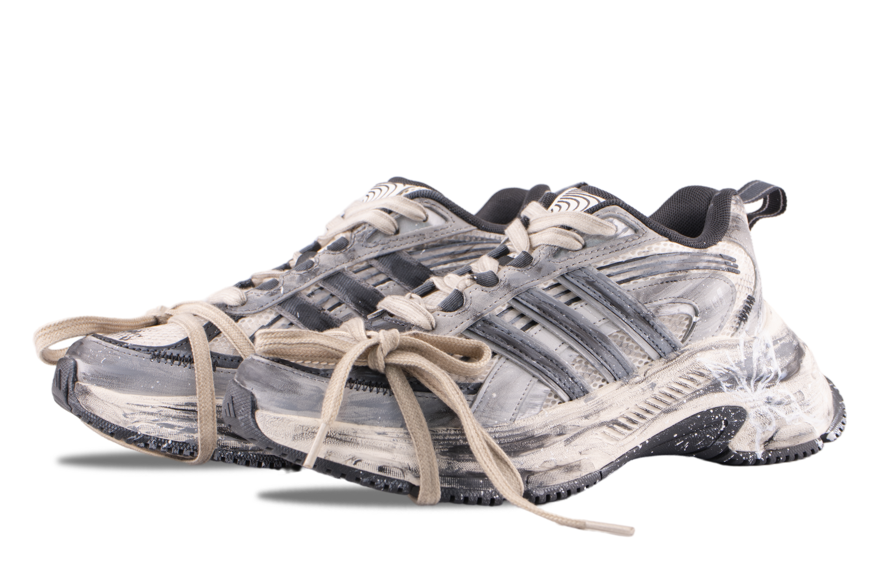 Adidas FC CLASSIC Abrasion Resistant Low top Running Shoes Unisex Gray Black