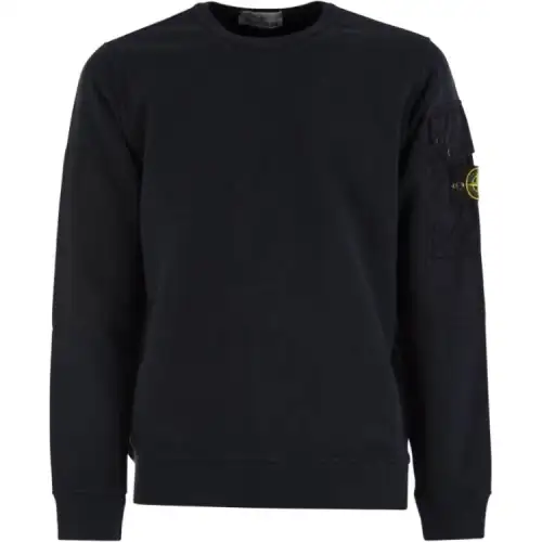 Stone Island Logo Patch Crewneck Sweatshirt