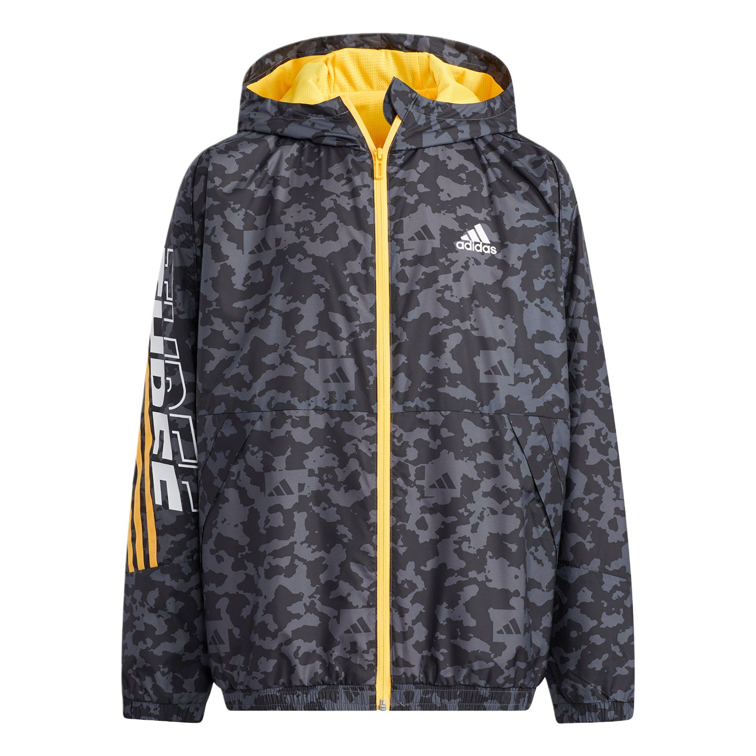 Мужская куртка adidas adidas (серо-черный)