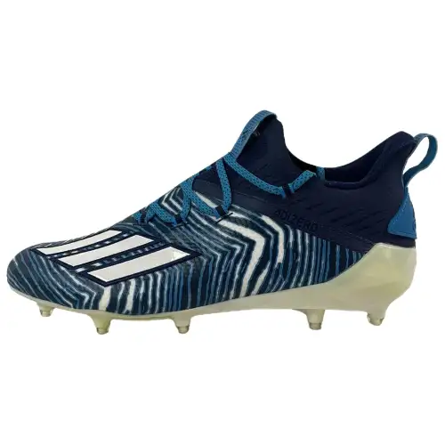 Adidas Adizero 10.0 Zubaz Slip Resistant Abrasion Resistant Slip Resistant Abrasion Resistant Soccer Shoes Men's Blue