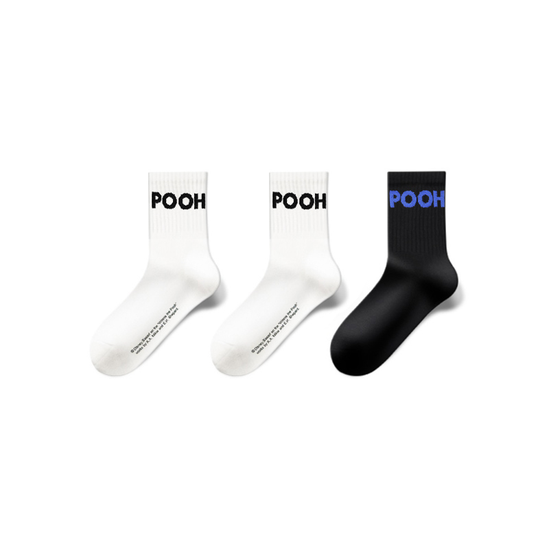 Disney Winnie The Pooh Crew Socks Men’s Shopping Bag 3 Pack