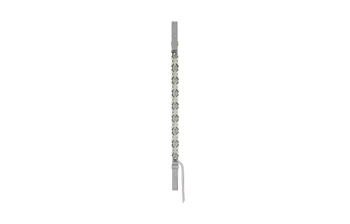 LOEWE Cow Leather Bag Straps Women's Pearl Gray/Light Green