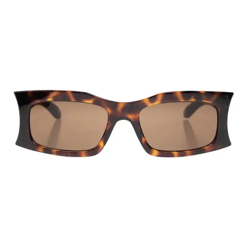 Balenciaga Eyewear Pointed Edge Rectangle Frame Sunglasses