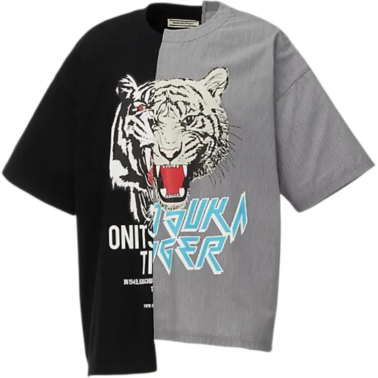 Onitsuka Tiger T Shirt Unisex Black Gray
