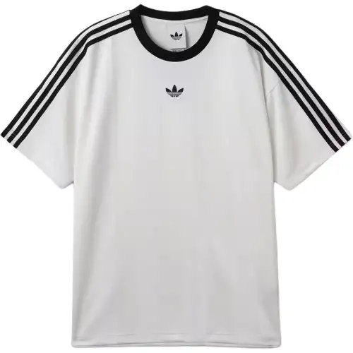 Adidas Originals jacquard three-stripe logo T-shirt