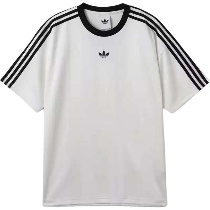 Adidas Originals jacquard three-stripe logo T-shirt