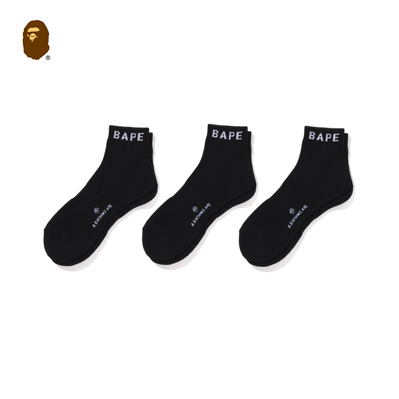 A BATHING APE Ankle Socks Men’s 3 Pack