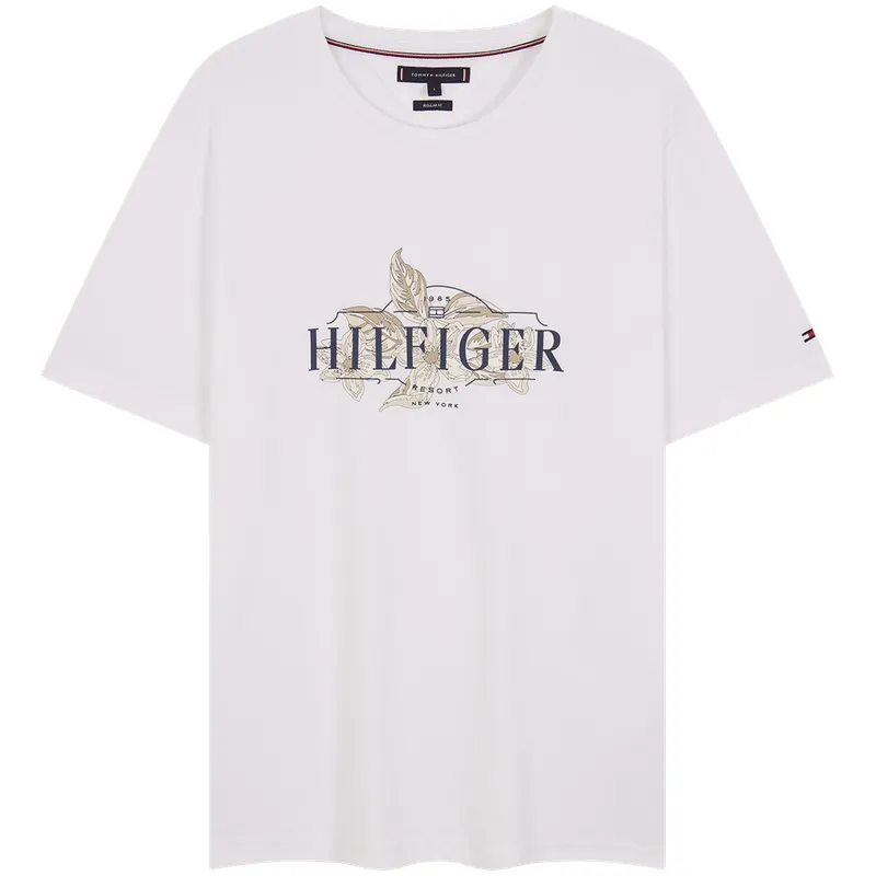 Tommy Hilfiger T-Shirts Men's Crew Neck Moderate