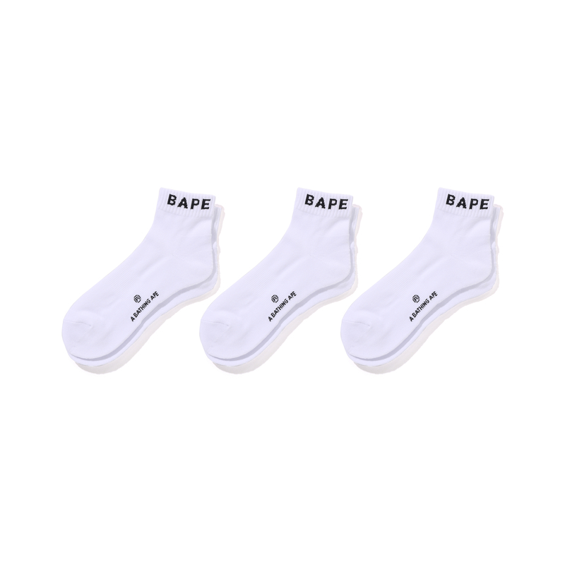 A BATHING APE Ankle Socks Men’s 3 Pack