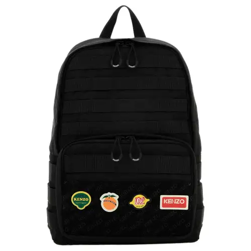KENZO Polyester With Nylon Backpack Men's Black