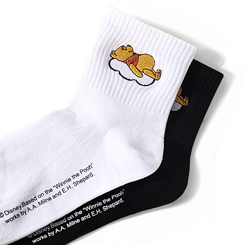 Disney Winnie The Pooh Crew Socks Men’s Shopping Bag 3 Pack
