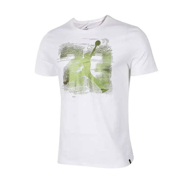 Jordan T Shirts Men's White Crew Neck Moderate