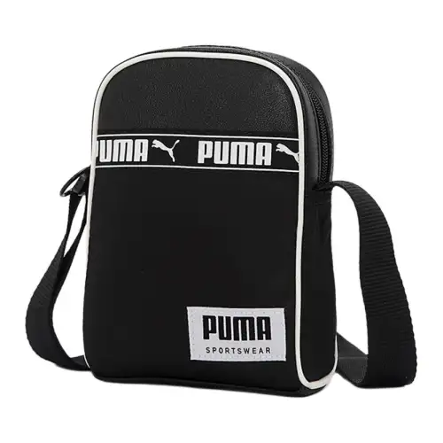 PUMA Fabric Shoulder Bag Unisex Black