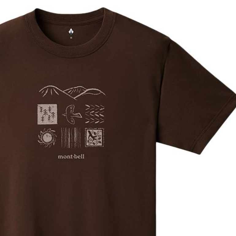 MONTBELL SS25 Quick Dry T Shirts Unisex