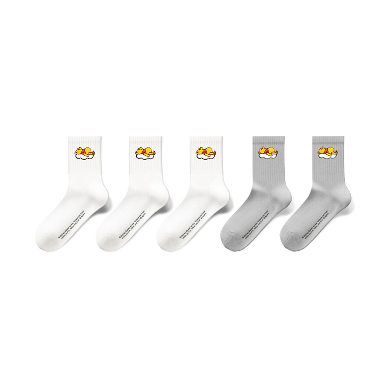 Disney Winnie The Pooh Crew Socks Men’s Shopping Bag 5 Pack