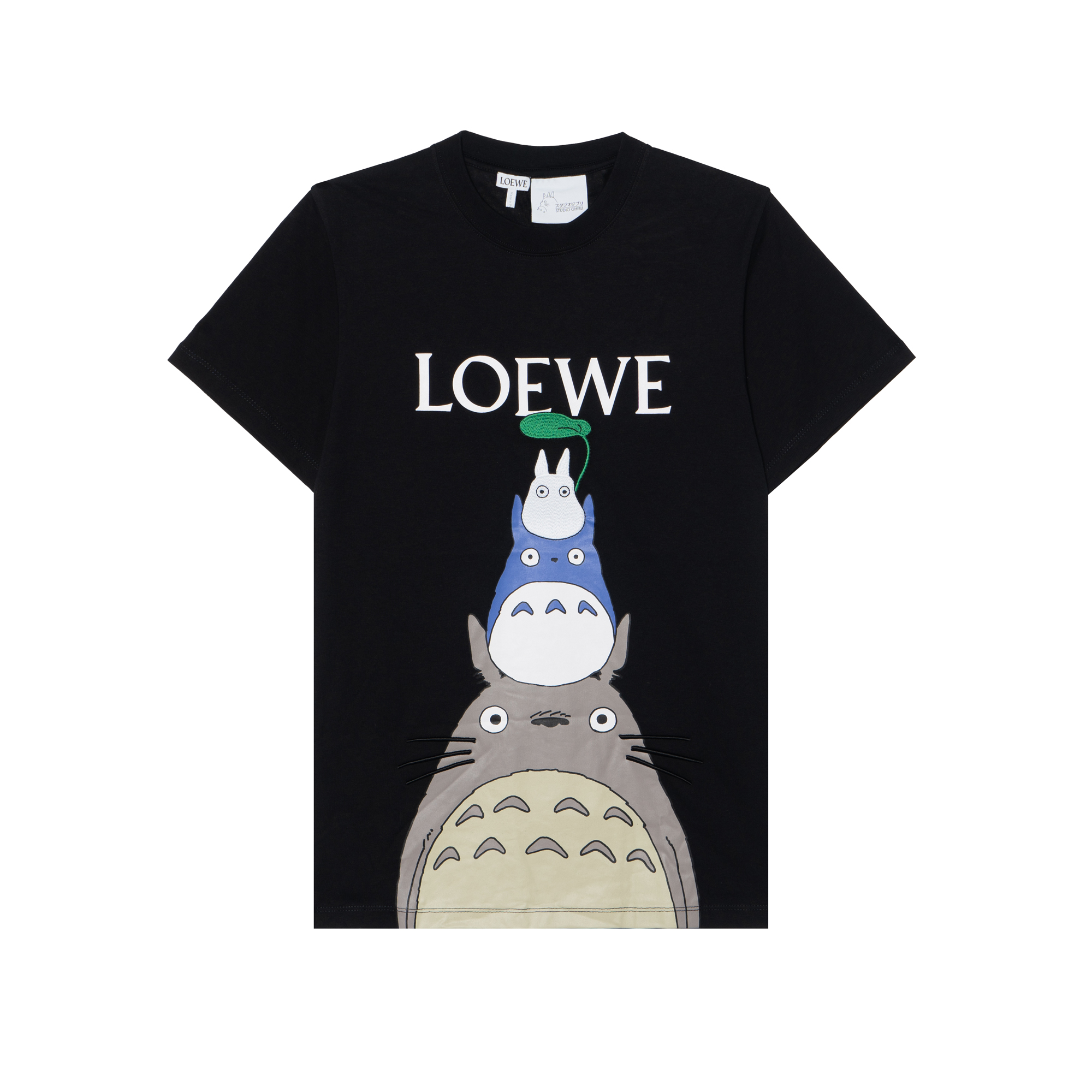Футболка LOEWE x Totoro (черная)