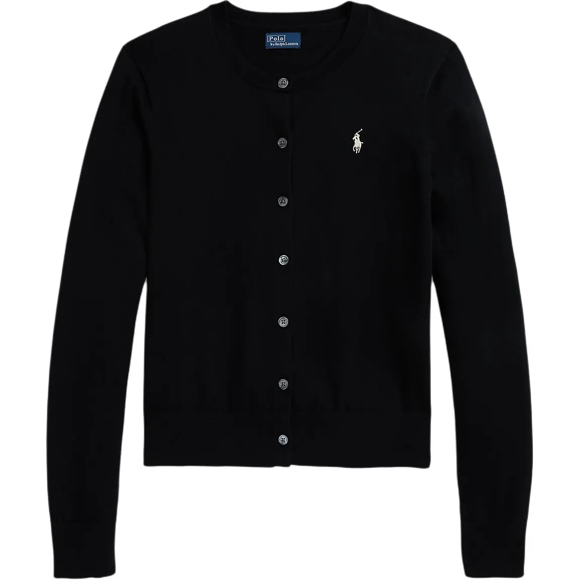 Polo Ralph Lauren Knitwear Slim Fit Women's Polo Black