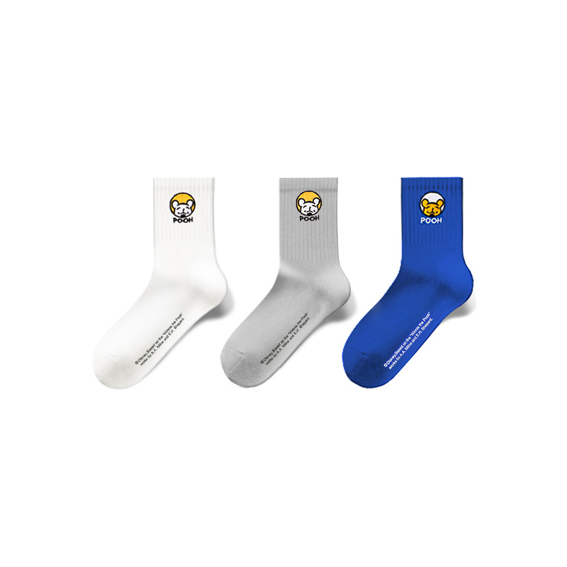 Disney Winnie The Pooh Crew Socks Men’s Shopping Bag 3 Pack