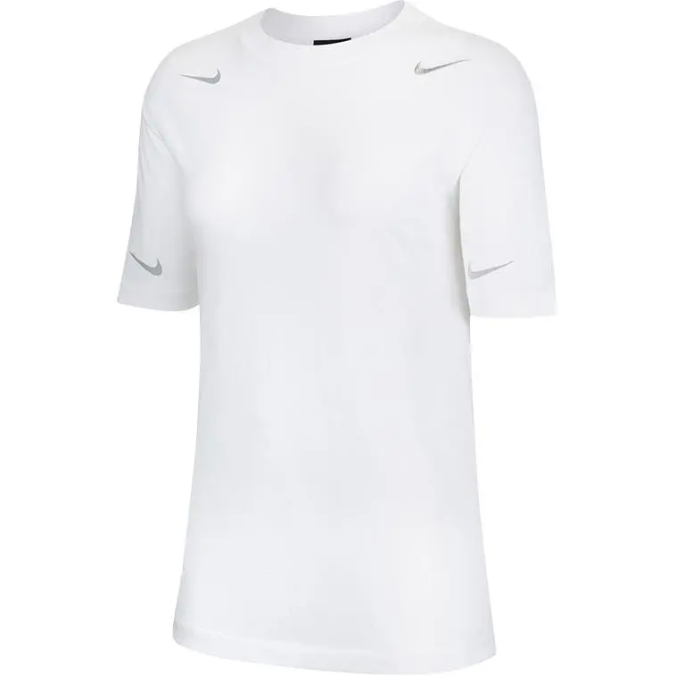 Nike Drop Shoulder Sleeve T Shirt Women's White