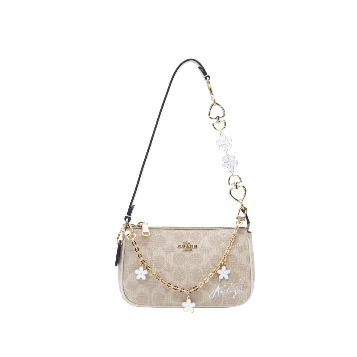 COACH Nolita Coated Canvas Bags Handbag, Shoulder Bag Small Women's Multicolor