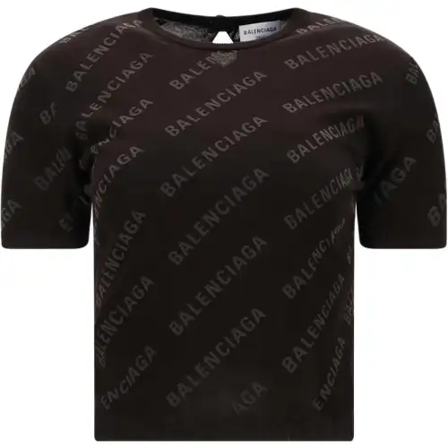 Balenciaga T Shirt Women's Brown