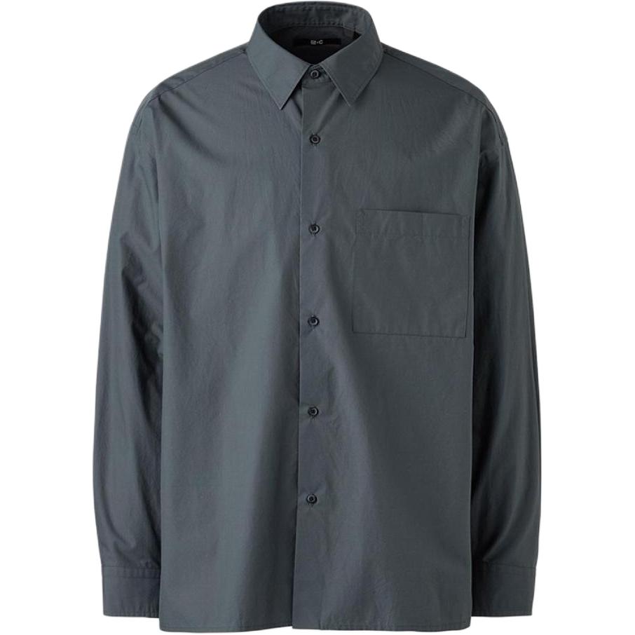 Рубашка UNIQLO 480294-58 (зеленая)