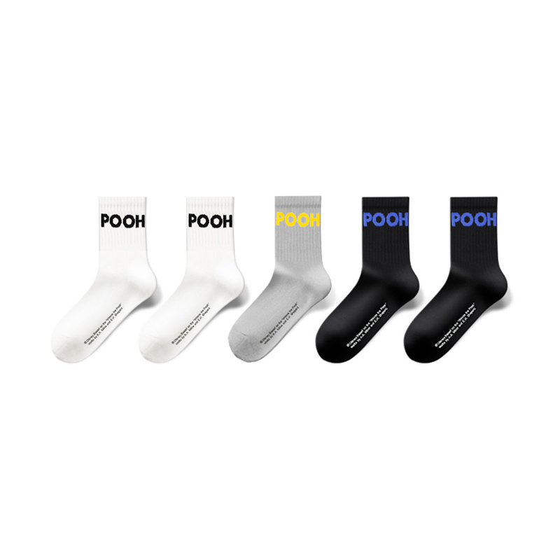 Disney Winnie The Pooh Crew Socks Men’s Shopping Bag 5 Pack