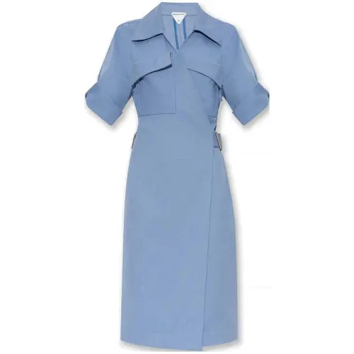 Bottega Veneta Twill Midi Dress