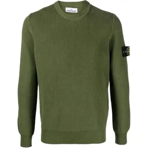 STONE ISLAND Sweater Men's Olive Green