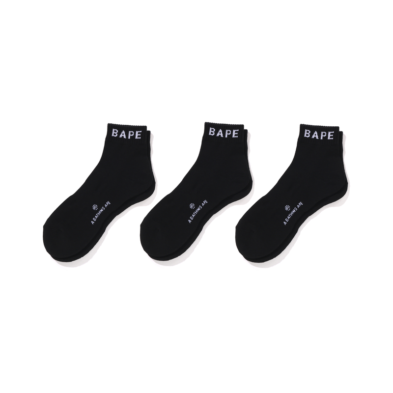 A BATHING APE Ankle Socks Men’s 3 Pack
