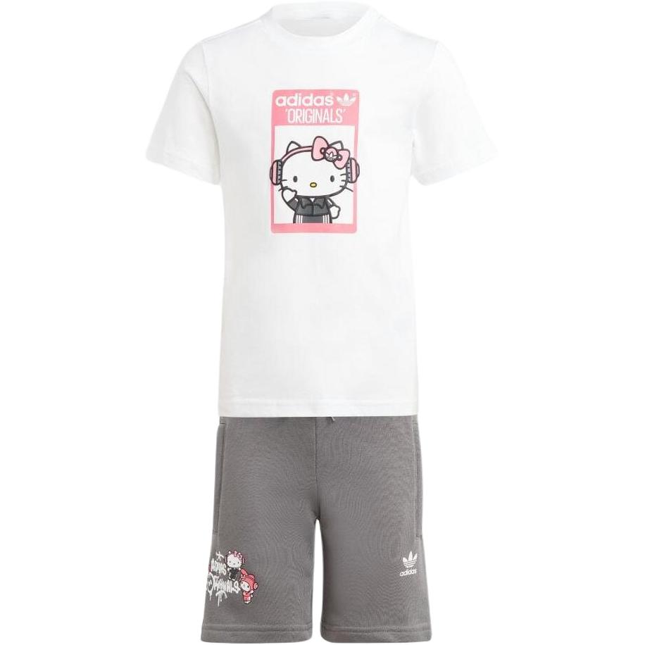 Детский костюм adidas originals × Hello Kitty (белый)