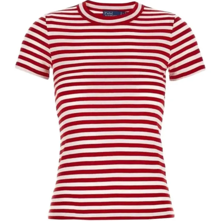 Polo Ralph Lauren Striped Ribbed Crewneck T Shirt