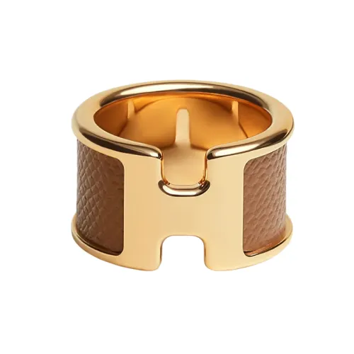 HERMES Olympe Alloy Rings Unisex