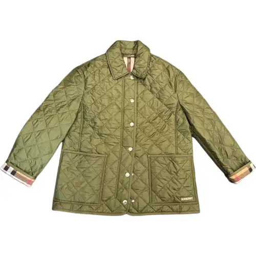 Burberry SS25 Puffer Jacket Women's Olive Green